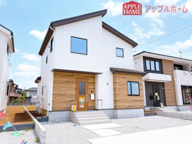 [新築住宅] 鶴ヶ島市上新田 1期 全3棟の外観|ぜひ現地にて、実際の建物・街並み・日当たり等ご確認下さい♪お問い合わせはお気軽に☆　TEL「0120-466263」