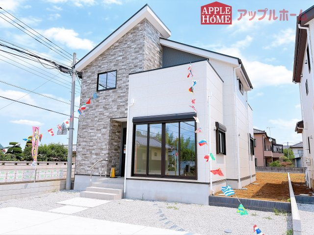 [新築住宅] 鶴ヶ島市上新田 1期 全3棟の外観|ぜひ現地にて、実際の建物・街並み・日当たり等ご確認下さい♪お問い合わせはお気軽に☆　TEL「0120-466263」