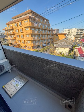 花畑プレミアのバルコニー|日当たりの良いバルコニー♪