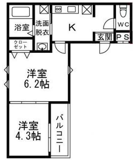 花畑プレミアの間取り|使い勝手の良い間取りです♪