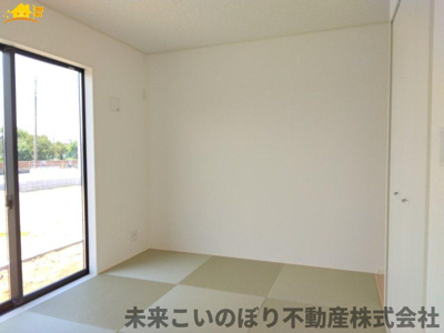 【和室】 | Cradlegarden加須市馬内第3　4号棟 | 家事の合間にちょっとひと休み♪足をのばして寛げる和室♪客間やキッズスペースにも最適です♪