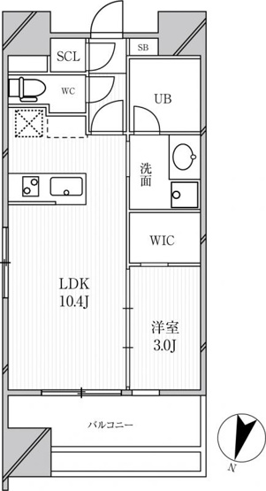 【間取り】 | GRAN　PASEO明大前