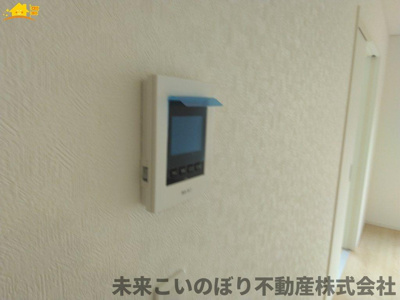 【防犯設備】 | Cradlegarden加須市北下新井第5　4号棟 | TVインターフォンは来訪者の確認にとても便利で安心です。
録画システム付きなので、留守時の確認も可能です。