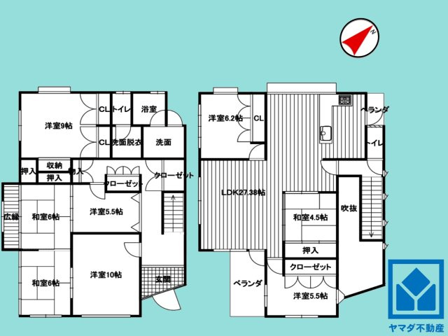 宇治市寺山台２丁目の間取り