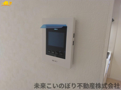 【防犯設備】 | Cradlegarden加須市北下新井第5　3号棟 | TVインターフォンは来訪者の確認にとても便利で安心です。
録画システム付きなので、留守時の確認も可能です。