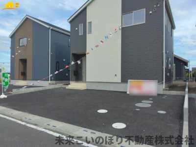 【駐車場】 | Cradlegarden加須市北下新井第5　3号棟 | 駐車スペース3台可能！！来客時も安心です！
