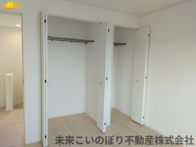 【収納】 | Cradlegarden加須市北下新井第5　3号棟 | たっぷり収納力のあるクローゼットです！
余計な家具を置かずに済みます！