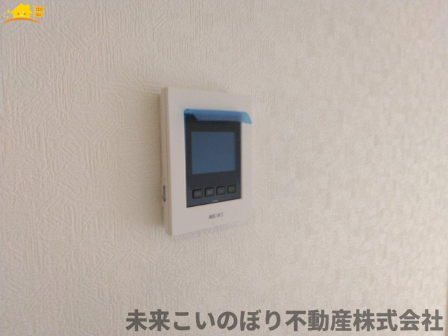 【防犯設備】 | Cradlegarden加須市北下新井第5　2号棟 | TVインターフォンは来訪者の確認にとても便利で安心です。
録画システム付きなので、留守時の確認も可能です。