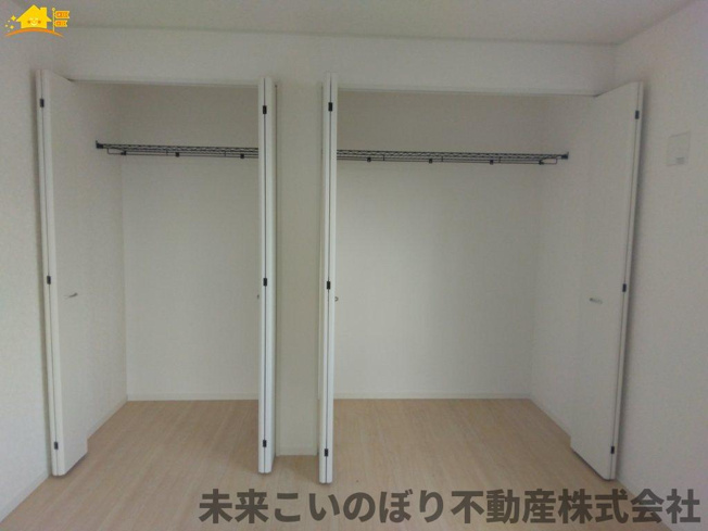 【収納】 | Cradlegarden加須市北下新井第5　2号棟 | たっぷり収納力のあるクローゼットです！
余計な家具を置かずに済みます！