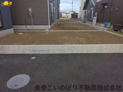 【庭】 | Cradlegarden加須市北下新井第5　1号棟 | お庭のお手入れも楽々。プチ家庭菜園などにもオススメです！