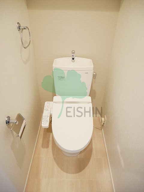 エンクレストベイ天神東2のトイレ|清潔感のあるトイレです。