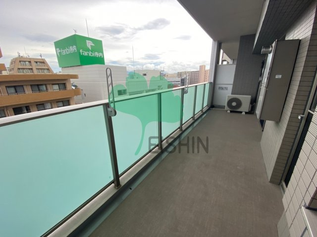 エンクレストGRAN博多駅前(エンクレストグラン博多駅前)のバルコニー|日当たりの良いバルコニーです！