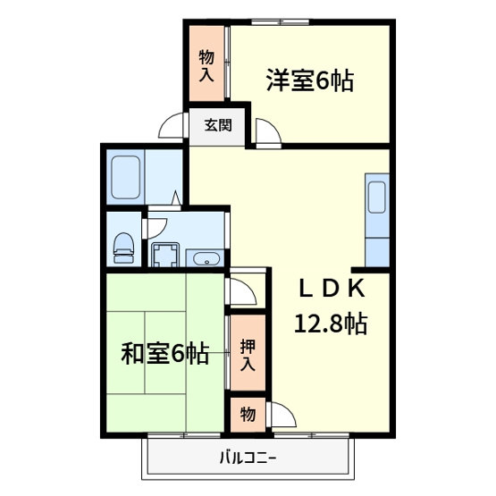 【間取り】 | メゾンアサヒⅠ