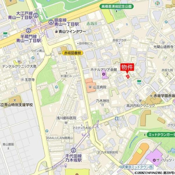 アプリーレ赤坂の地図