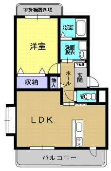 マンションはれの間取り