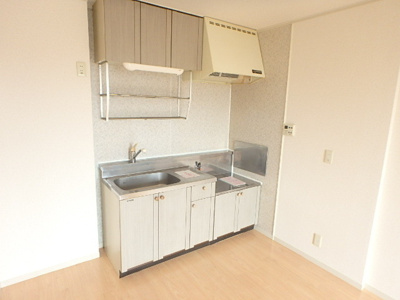 コンロ設置可能なキッチン