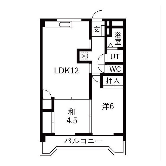 シャルム岐阜の間取り