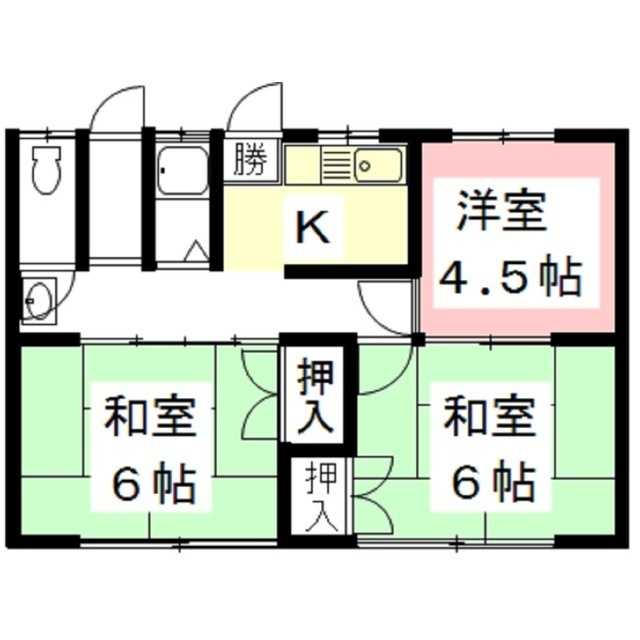 岐阜市茜部菱野４丁目の一戸建ての間取り