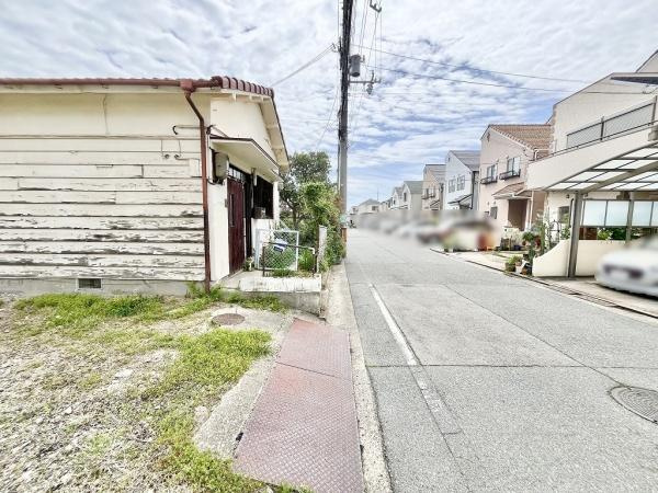 【前面道路含む現地写真】 | 垂水区西舞子7丁目　1号棟　土地！