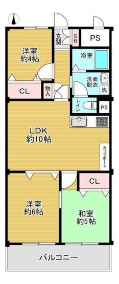 【間取り】 | パレスハイツ京橋