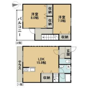 メゾンド・墨　参号館の間取り