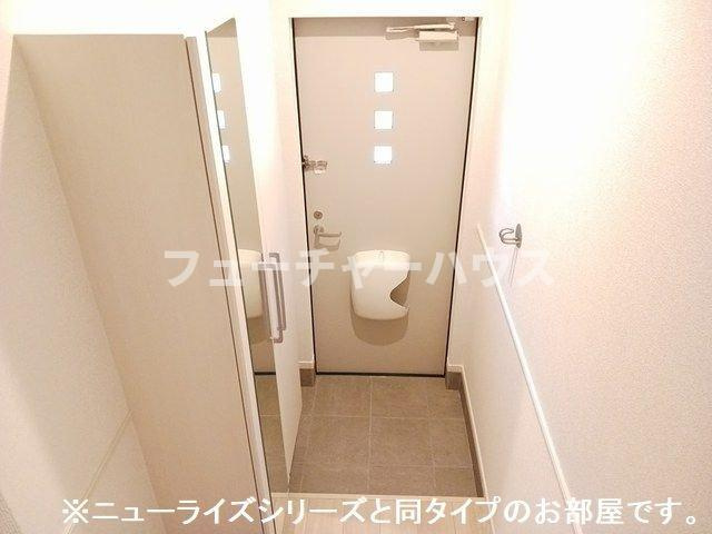 コート桜道の玄関