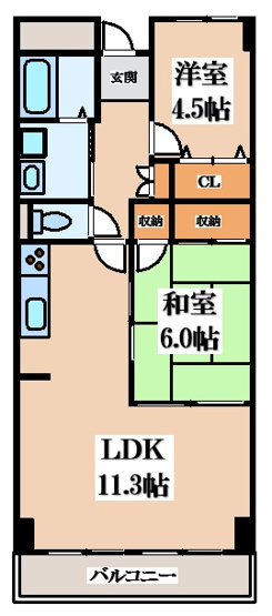 【間取り】 | 戴慶カーサグラシア