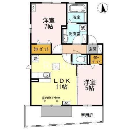 西五城ヒルズの間取り