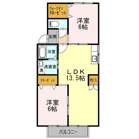 メゾン ノア Ａの間取り