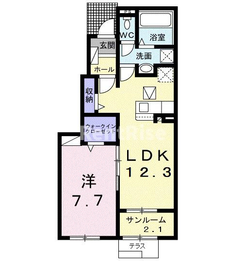 エスポワールの間取り|間取図