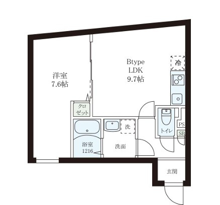 レピュア小石川レジデンスⅡの間取り