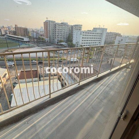 リノベ寝屋川サンハイツＡ棟のバルコニー