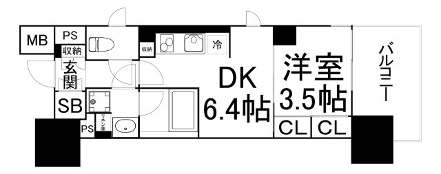 【間取り】 | アーバンドルフ天満