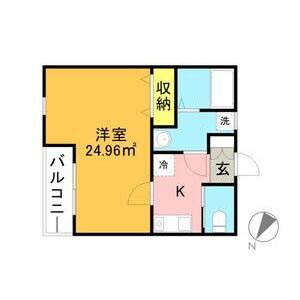 クレフラスト吉塚の間取り