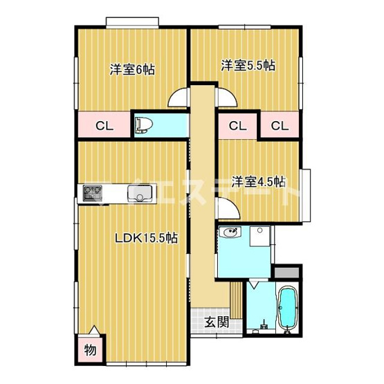 【間取り】 | 古麓町戸建