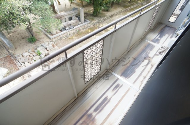 グリーンパーク鴻池のバルコニー