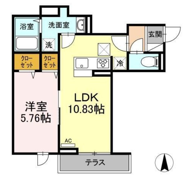 エクセリア中村北の間取り