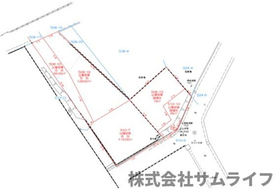 【区画図】 | 片島一丁目126坪土地