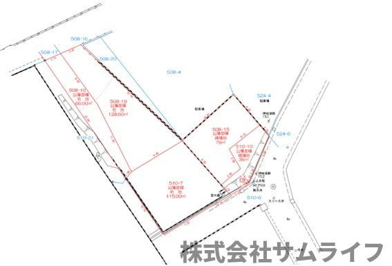 【区画図】 | 片島一丁目126坪土地
