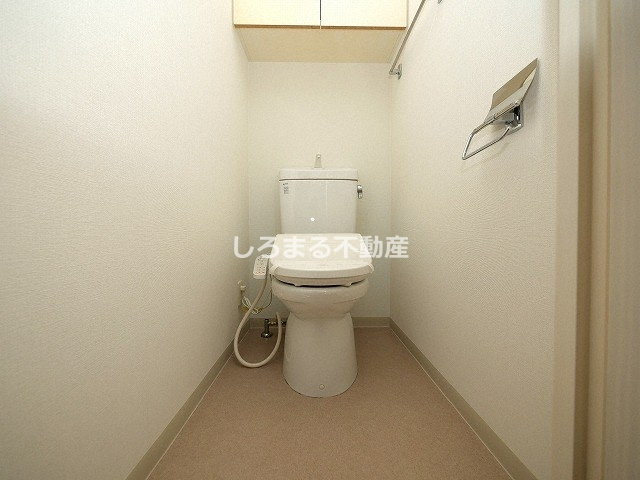 QCフラット北堀江のトイレ