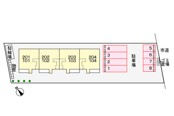 アジュールの区画図
