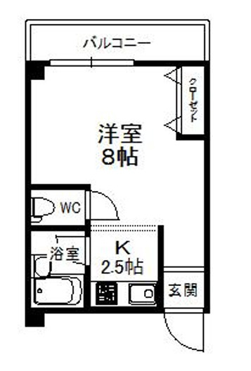 タイホウハイツ敷津2番館の間取り