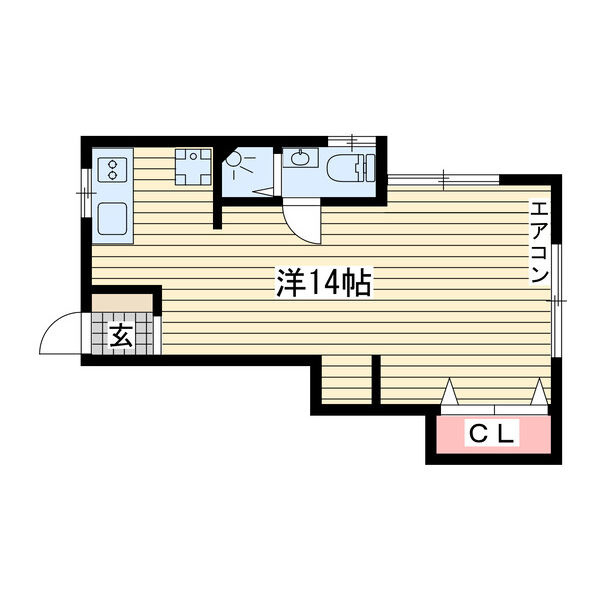 国玉ハイツの間取り