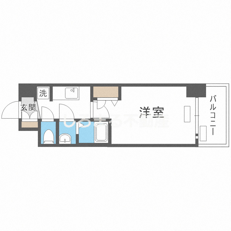 プレサンス堺筋本町センティスの間取り