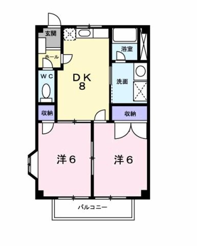 トレジャー１号館の間取り