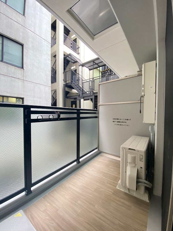 エスリードレジデンス大阪本町のバルコニー
