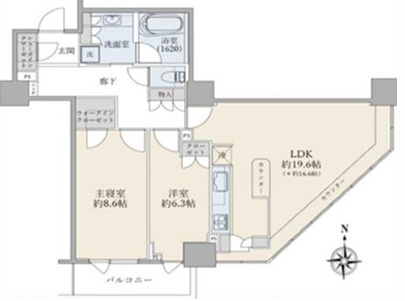ラグナタワーの間取り
