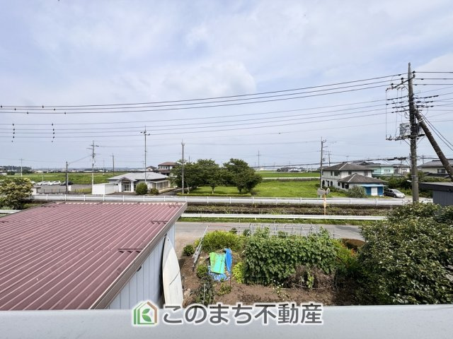 CRADLEGARDENさくら市馬場第1の展望|バルコニーからの眺めです♪