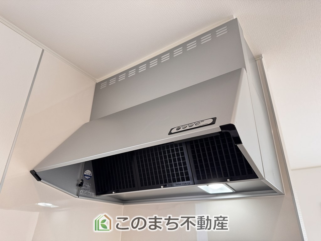 CRADLEGARDENさくら市馬場第1のキッチン|お料理の匂いもスッキリ♪シンプルデザインで掃除も簡単‼
