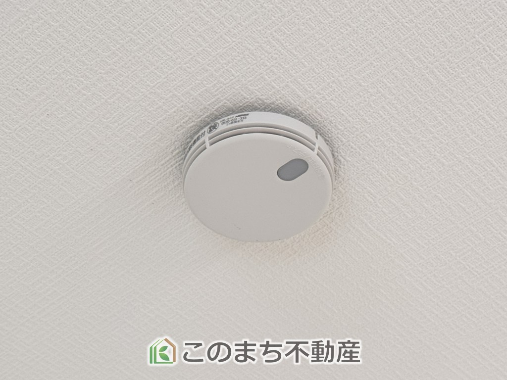 CRADLEGARDENさくら市馬場第1の内装|各居室や廊下等には、万が一に備え火災警報器が備わっています。